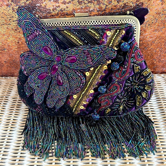 #60 Chicos butterfly beaded bag - Picture 2 of 5